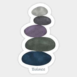Balancing stones Sticker